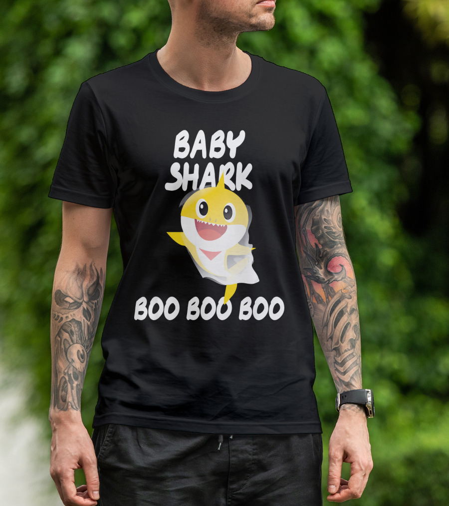 Baby Shark Halloween Boo Boo Boo T-Shirt