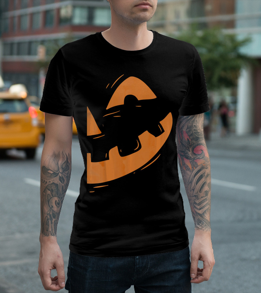 Jack O Lantern Pumpkin Face Halloween Smile T-Shirt