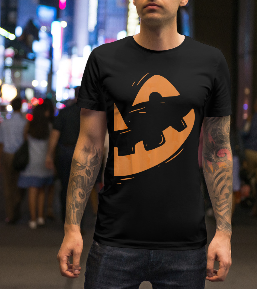 Jack O Lantern Pumpkin Face Halloween Smile T-Shirt