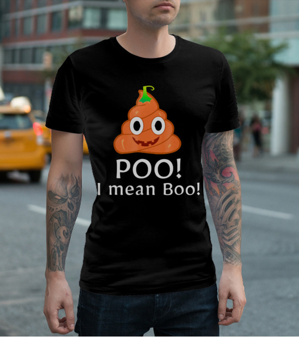 Poo Emoticon I Mean Boo T-Shirt