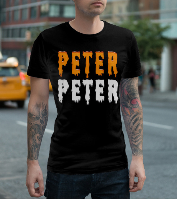 Peter Peter Halloween Pumpkin Drip Costume T-Shirt