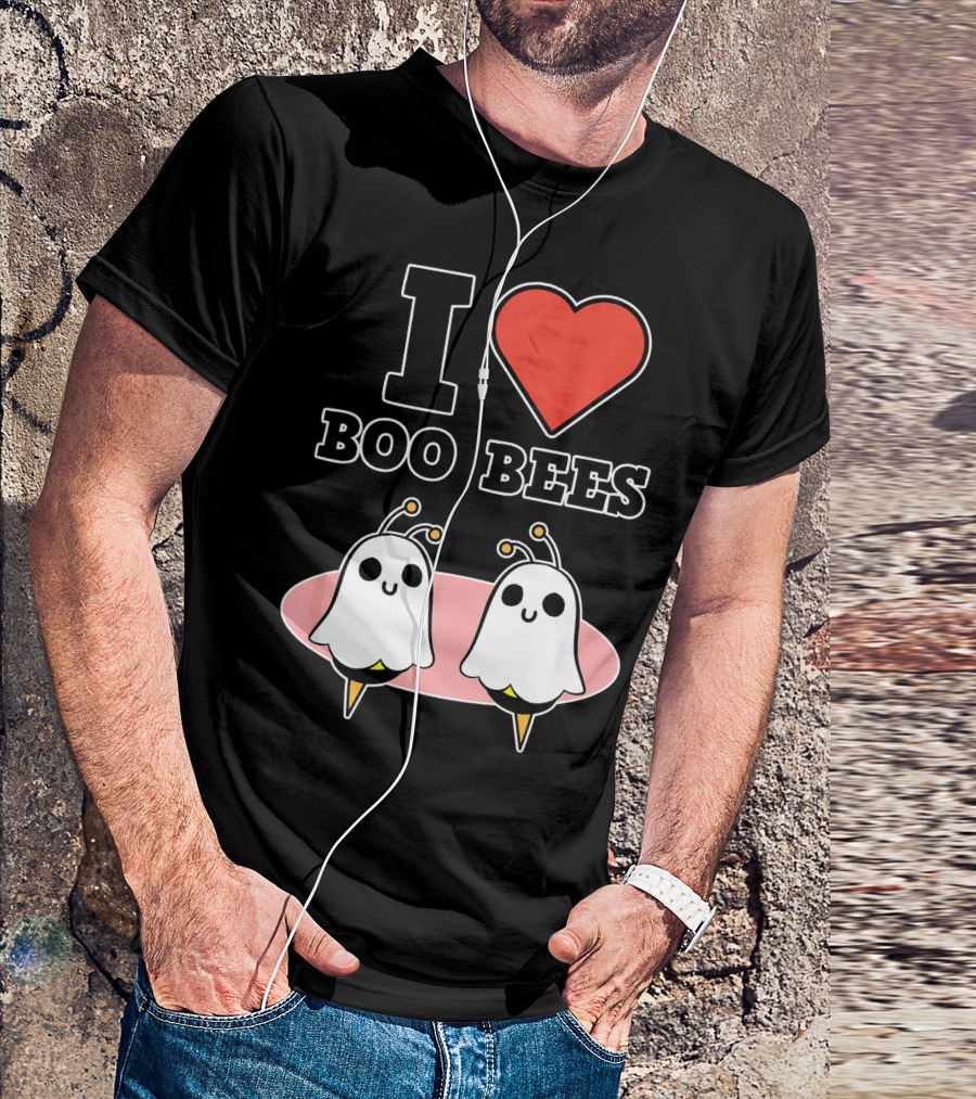 I Love Boo Bees Halloween T-Shirt
