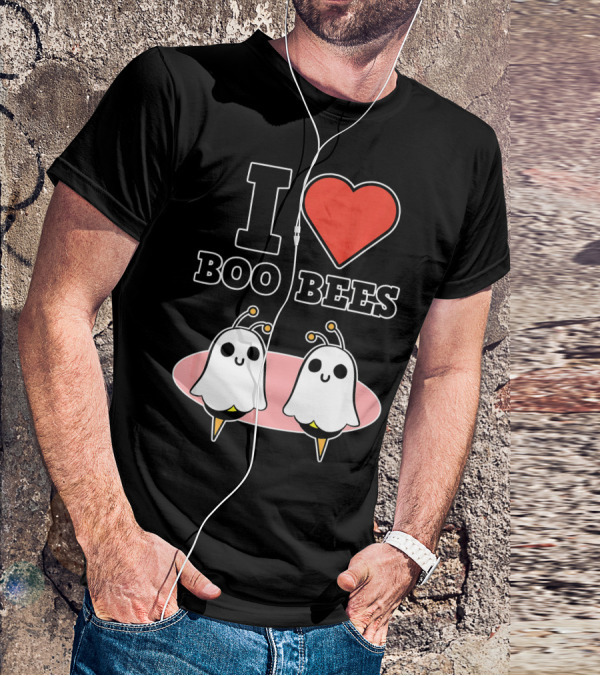 I Love Boo Bees Halloween T-Shirt