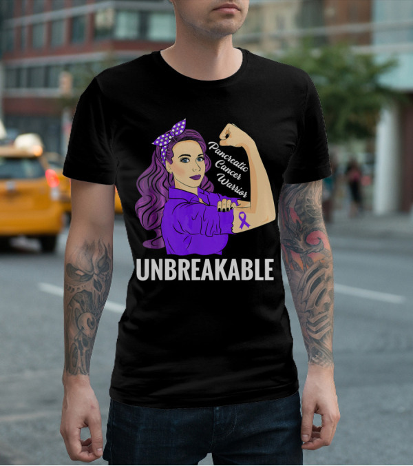 Unbreakable Pancreatic Cancer Warriors T-Shirt