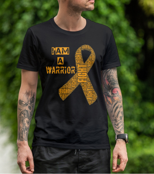 I Am A Warrior Fight Leukemia Cancer Awareness T-Shirt