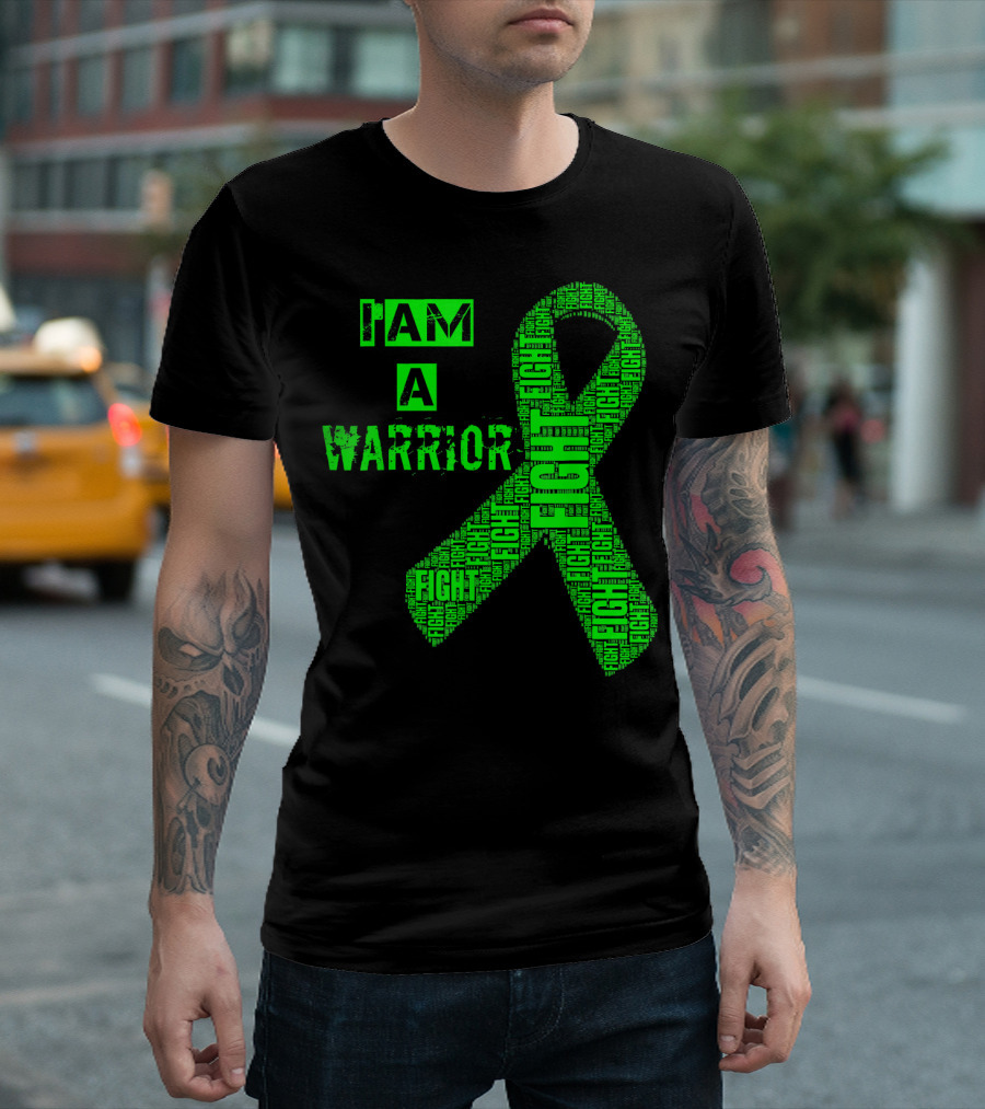 I Am a Warrior Fight Lymphoma Cancer Awareness T-Shirt