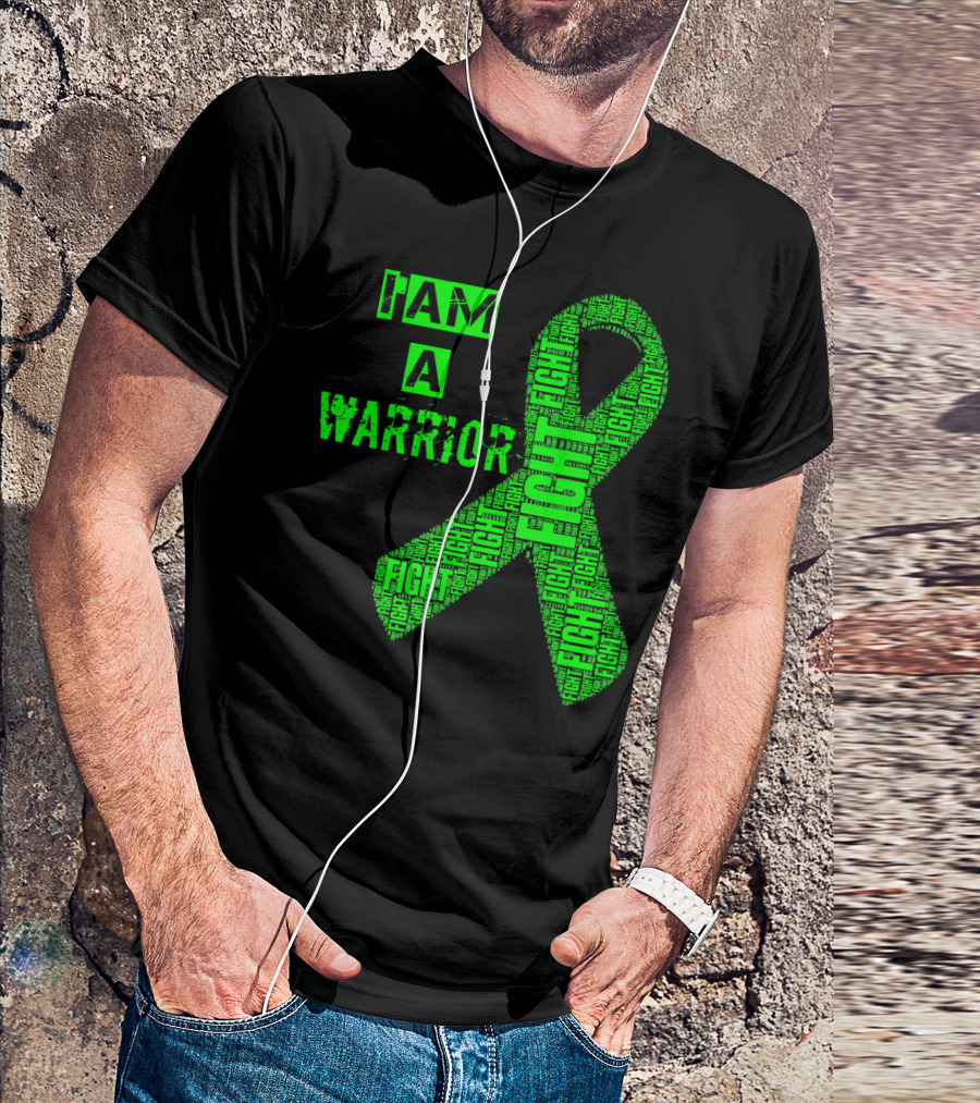 I Am A Warrior Fight Lymphoma Cancer Awareness T-Shirt