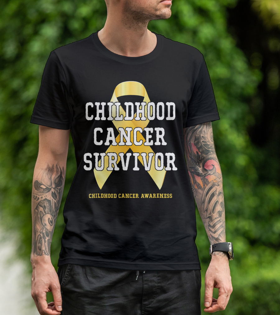 Childhood Cancer Survivor Childhood Cancer Awareness T-Shirt