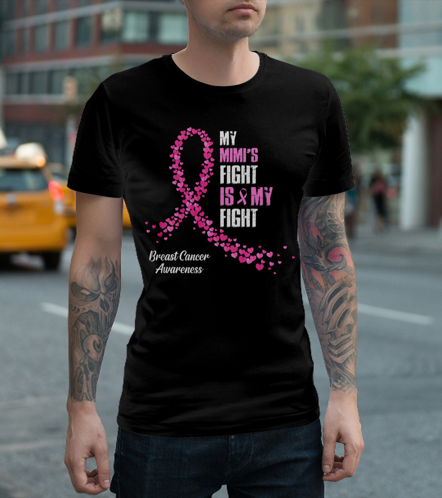 My Mimi's Fight Is My Fight Breast Cancer Awareness T-Shirt