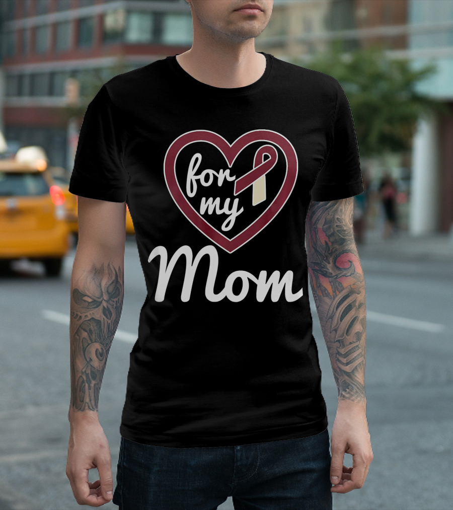 For My Mom Oral Cancer Awareness T-Shirt