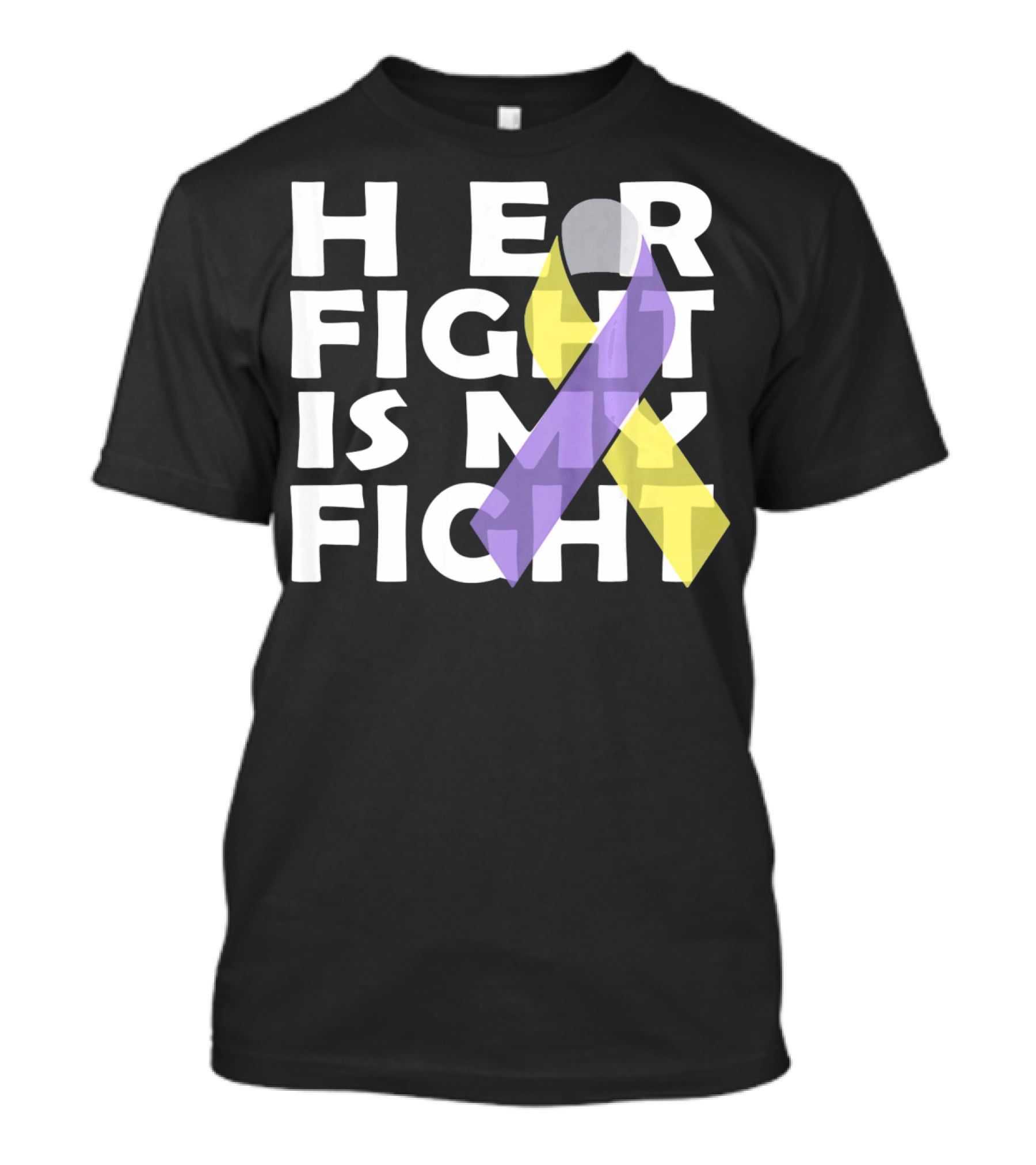 HER FIGHT IS MY FIGHT Bladder Cancer Awareness T-Shirt