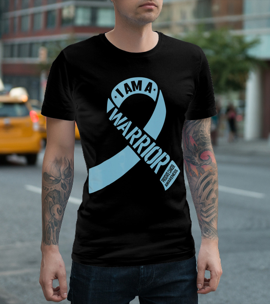 I Am A Warrior Prostate Cancer Awareness T-Shirt