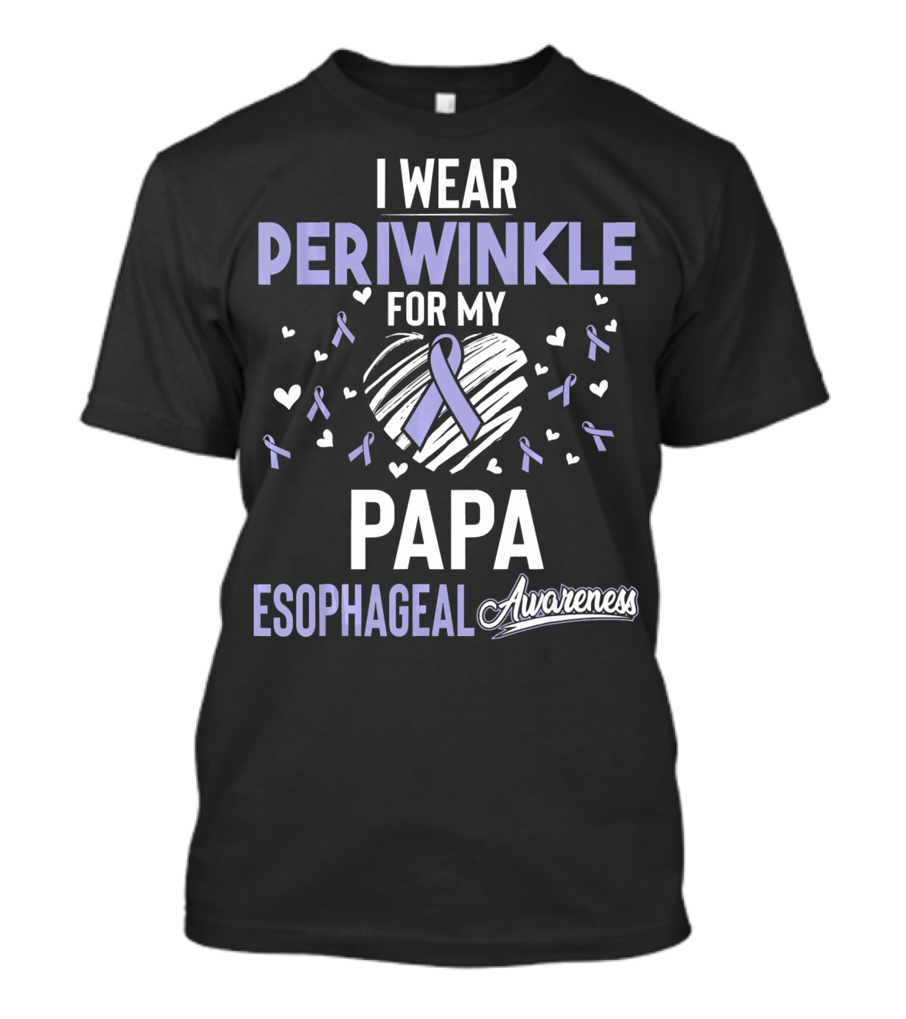 I Wear Periwinkle For My Papa Esophageal Awareness T-Shirt