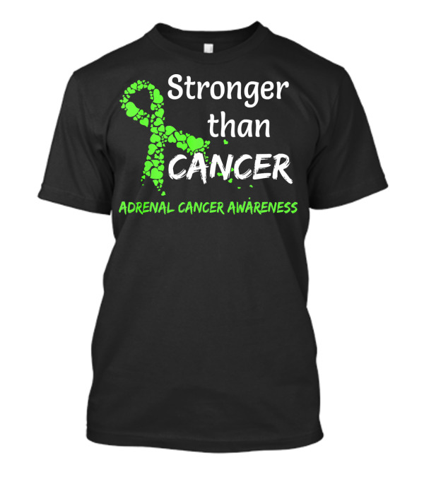 Stronger Than Cancer Adrenal Cancer Awareness T-Shirt