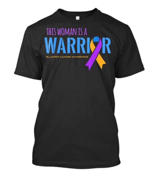 This Woman Is A Warrior Bladder Cancer Awareness T-Shirt