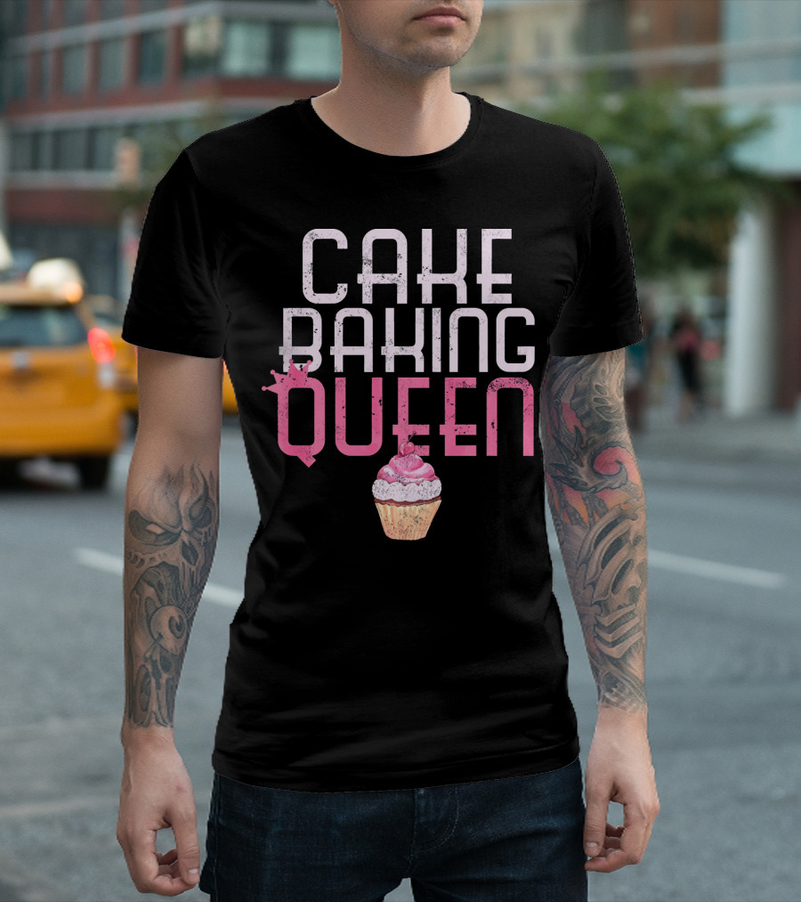 Cake Baking Queen Cupcake T-Shirt