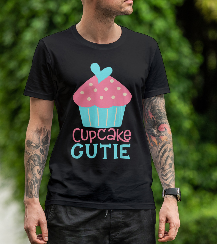 Cupcake Gutie Cute Heart Polka Dot Kawaii T-Shirt
