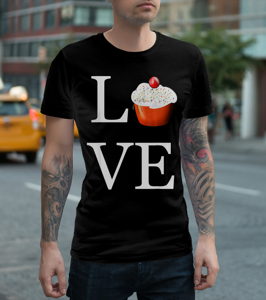 Love Cupcake Sprinkle Delight I Love Cupcakes T-Shirt