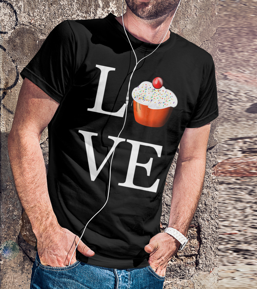 Love Cupcake Sprinkle Delight I Love Cupcakes T-Shirt