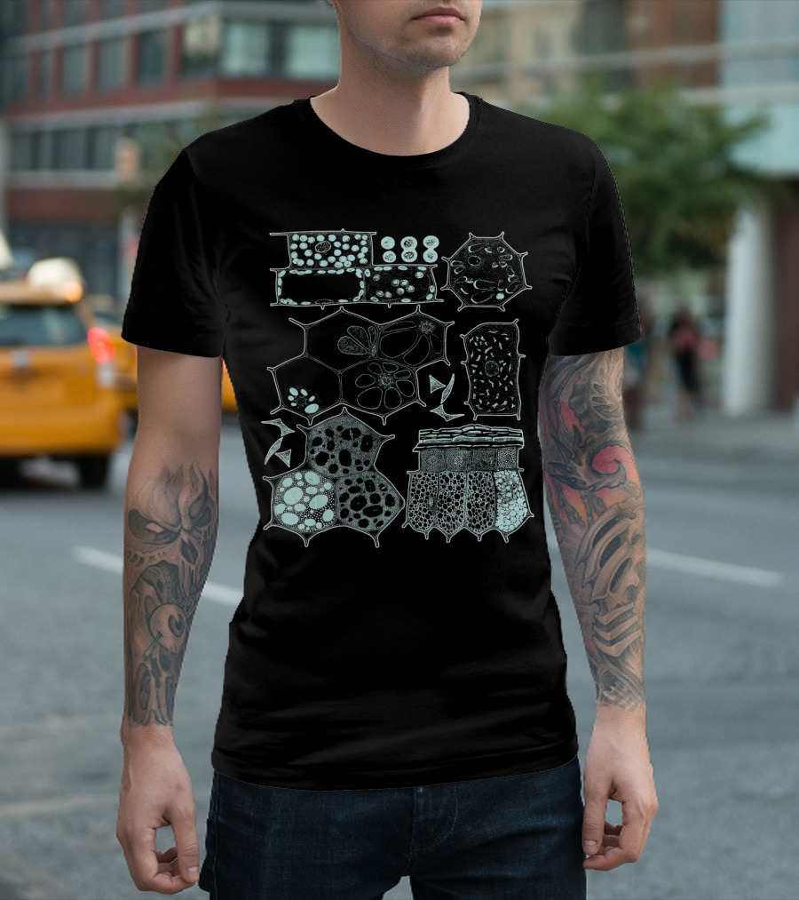 Microbiology Science Botany Cellular Structures T-Shirt