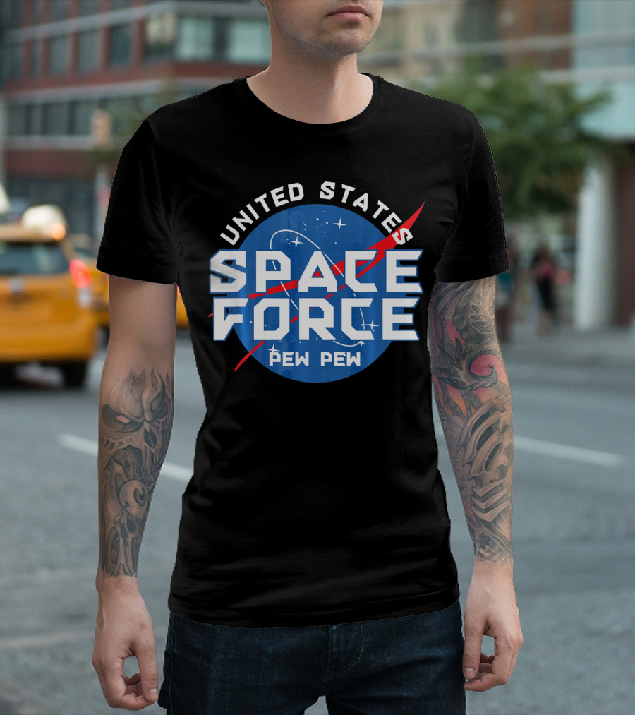 United States Space Force Pew Pew T-Shirt