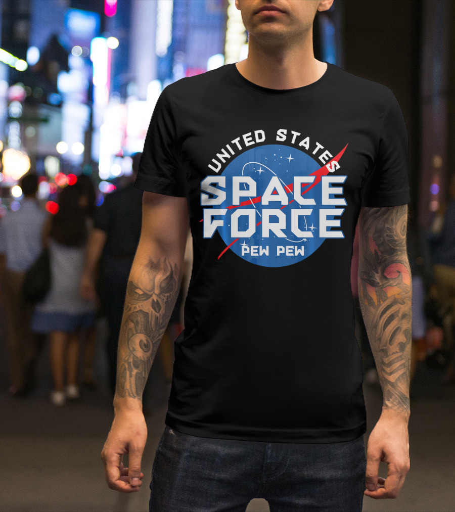 United States Space Force Pew Pew T-Shirt