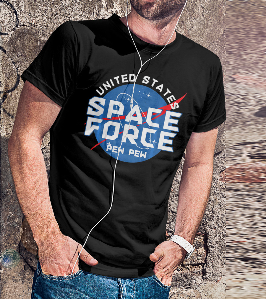 United States Space Force Pew Pew T-Shirt