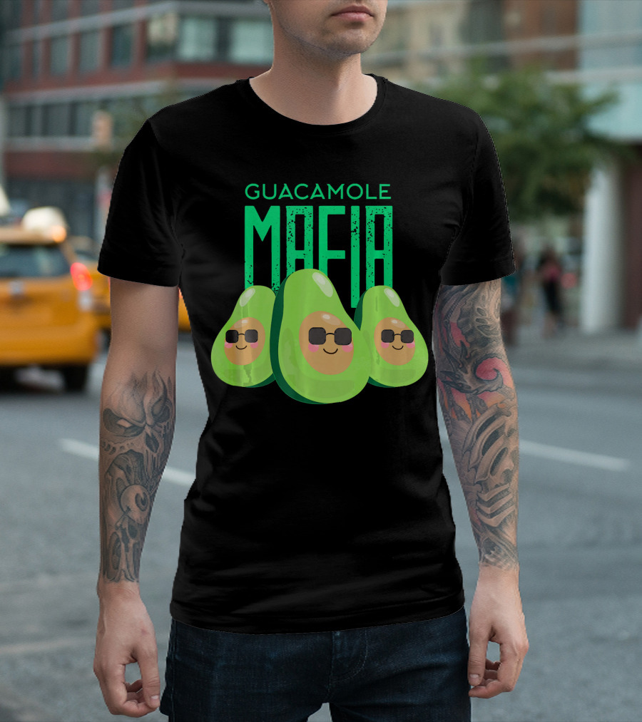 Guacamole Mafia Avogato Cool Avocado T-Shirt