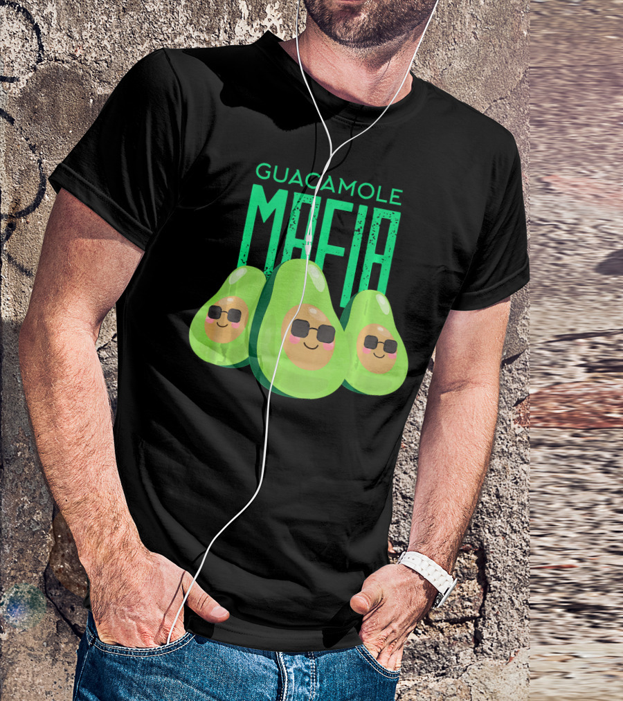 Guacamole Mafia Avogato Cool Avocado T-Shirt