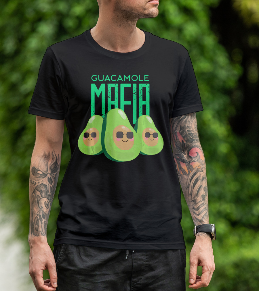 Guacamole Mafia Avogato Cool Avocado T-Shirt
