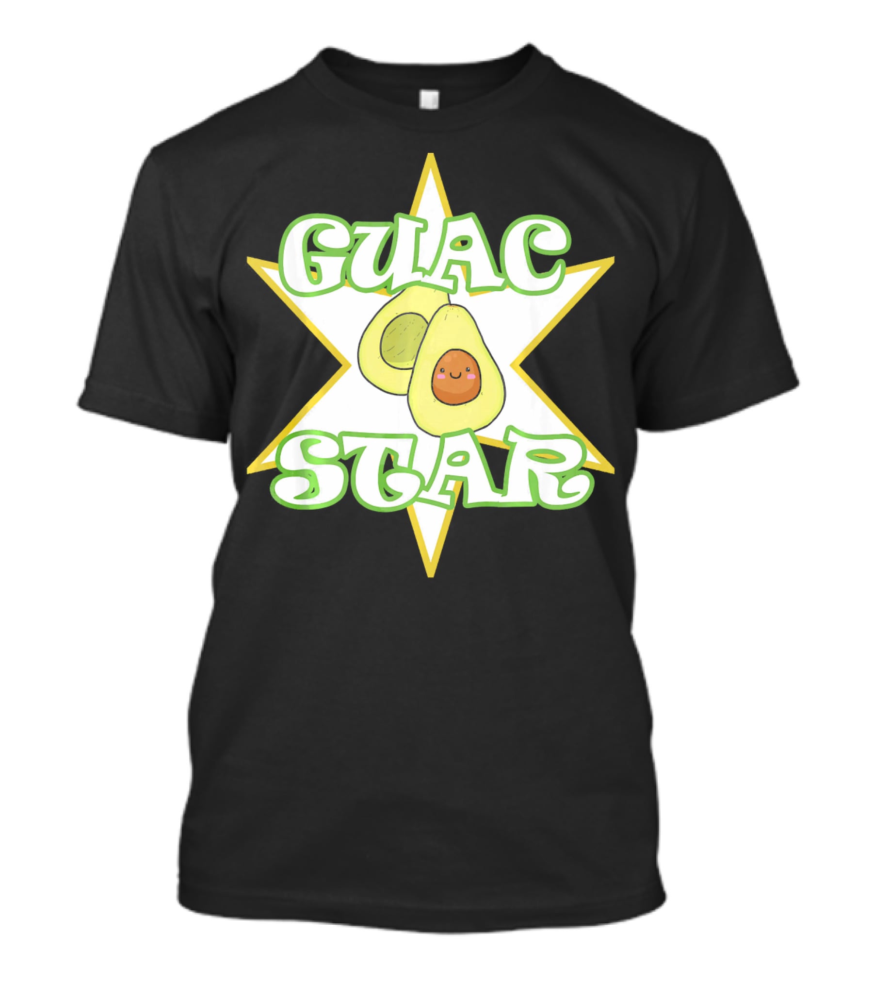 Guac Star Avocado Guacamole Men T-Shirt