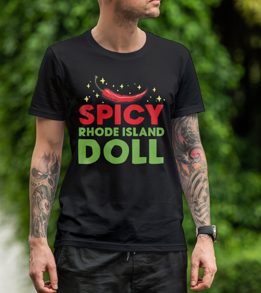 Spicy Rhode Island Doll Chili Pepper T-Shirt