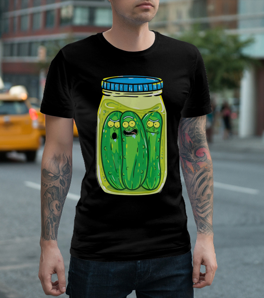 Pickle Rick Jar Rick and Morty三 T-Shirt