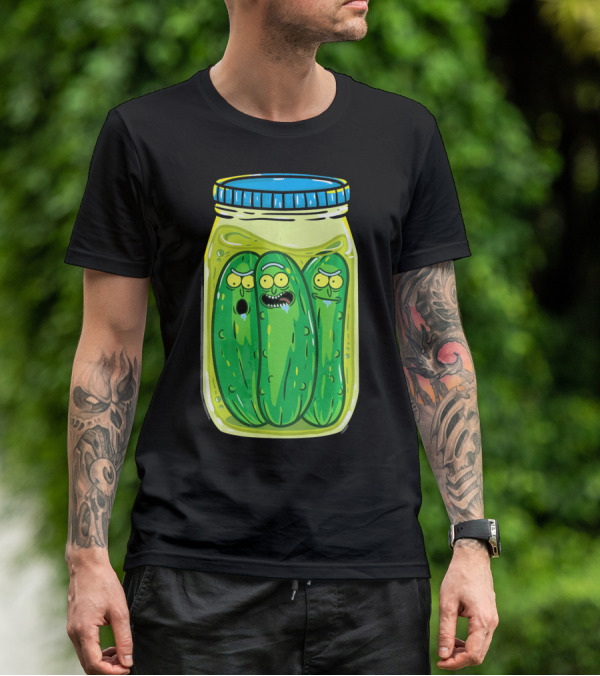 Pickle Rick Jar Rick And Morty三 T-Shirt