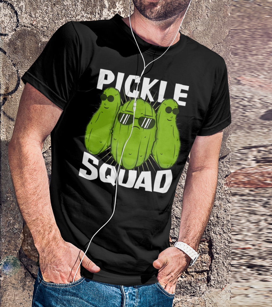 Pickle Squad Cool Sunglasses Trio T-Shirt
