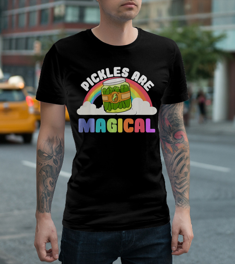 RAINBOW PICKLES ARE MAGICAL CLOUDS T-Shirt