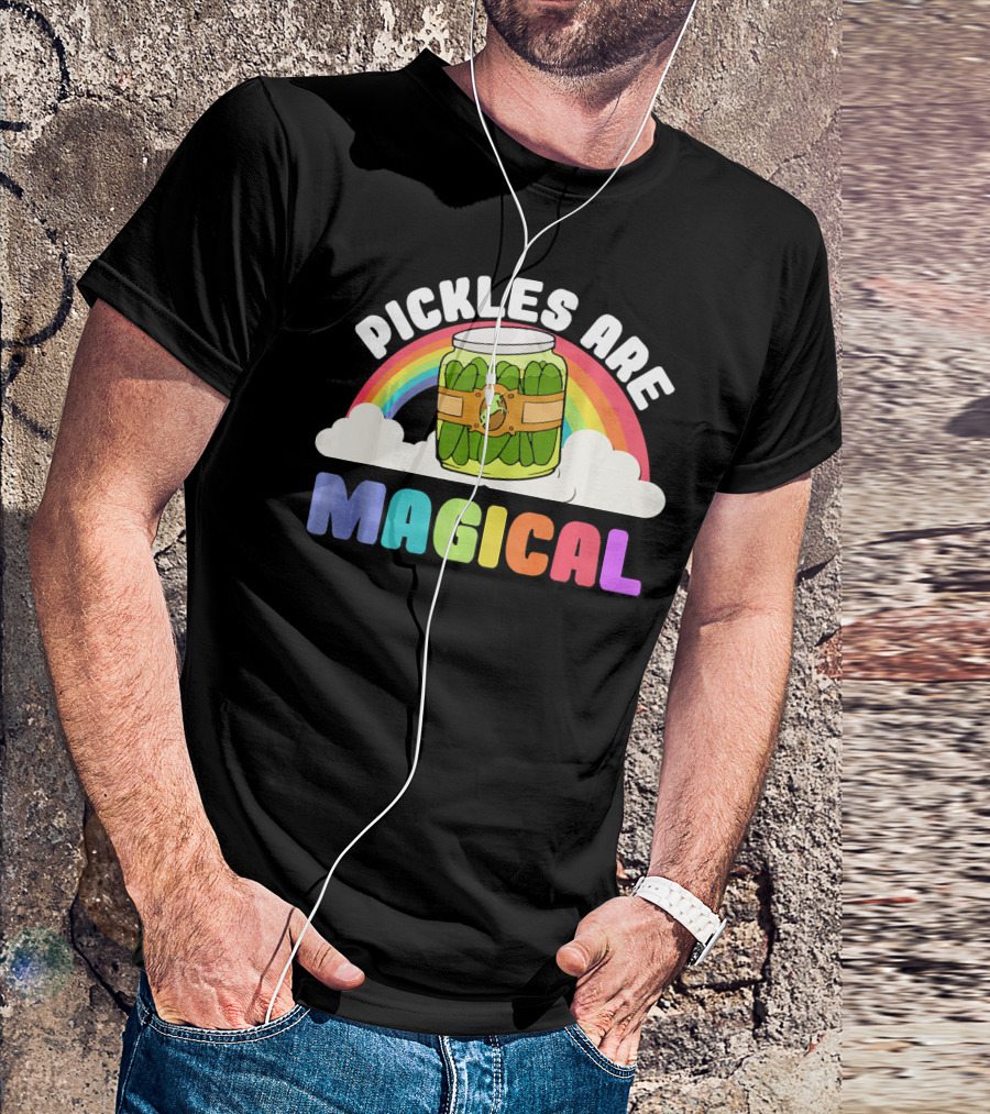 RAINBOW PICKLES ARE MAGICAL CLOUDS T-Shirt