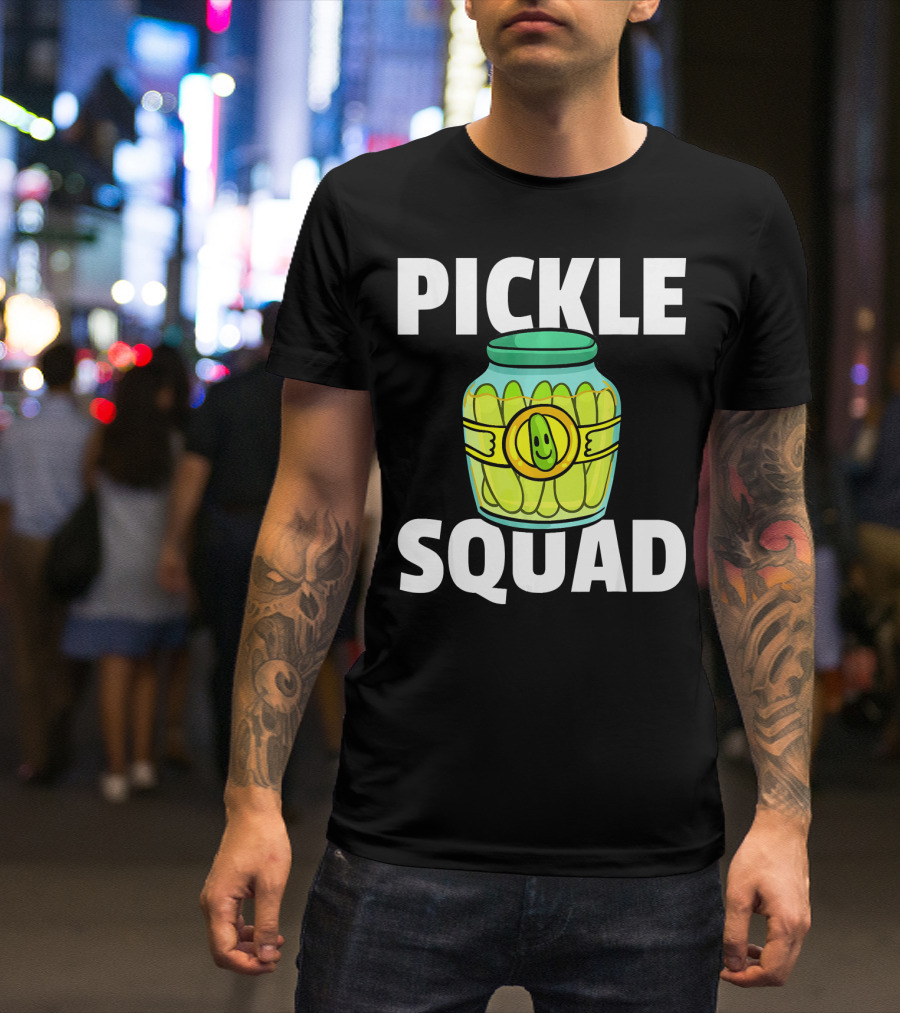 Pickle Squad Happy Pickle Jar T-Shirt