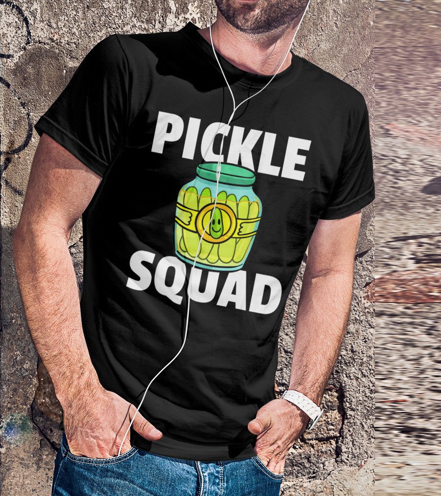Pickle Squad Happy Pickle Jar T-Shirt