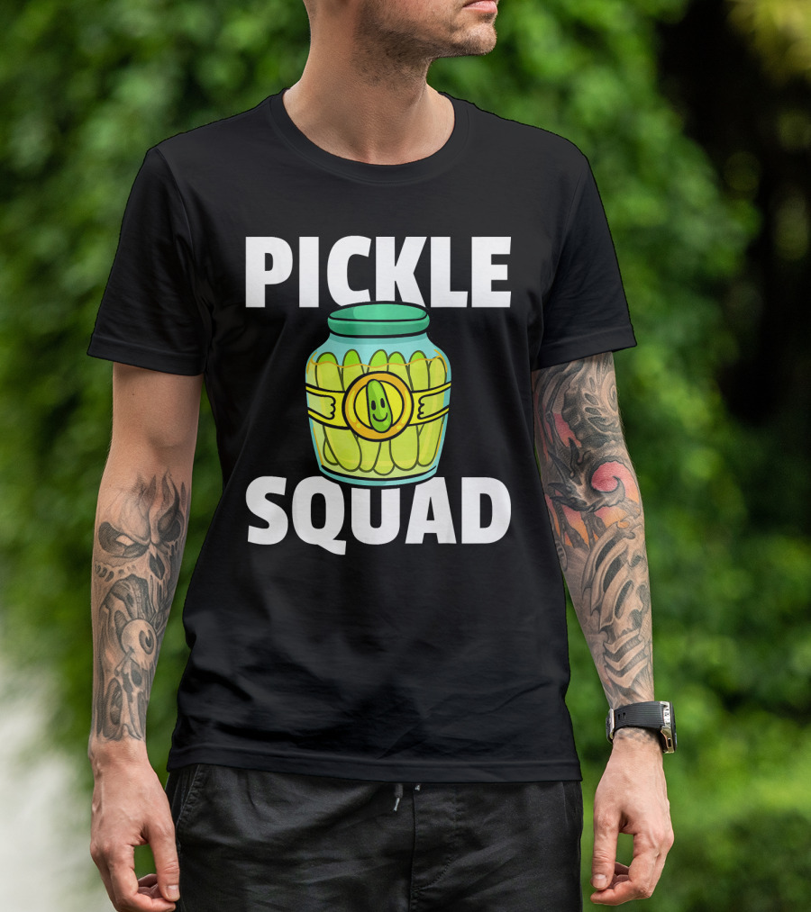 Pickle Squad Happy Pickle Jar T-Shirt