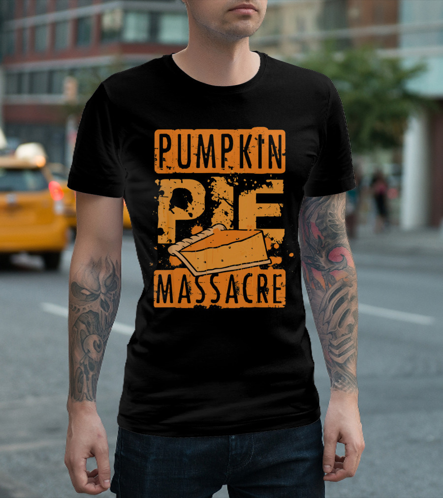 Pumpkin Pie Massacre Slice T-Shirt