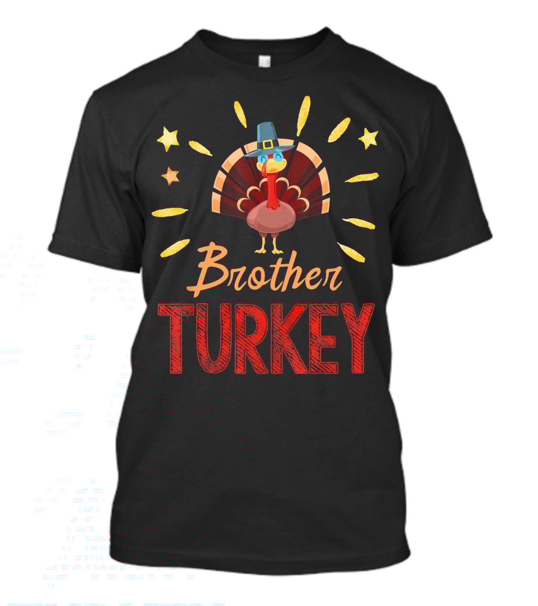 Thanksgiving Day Fall Harvest Brother Turkey T-Shirt