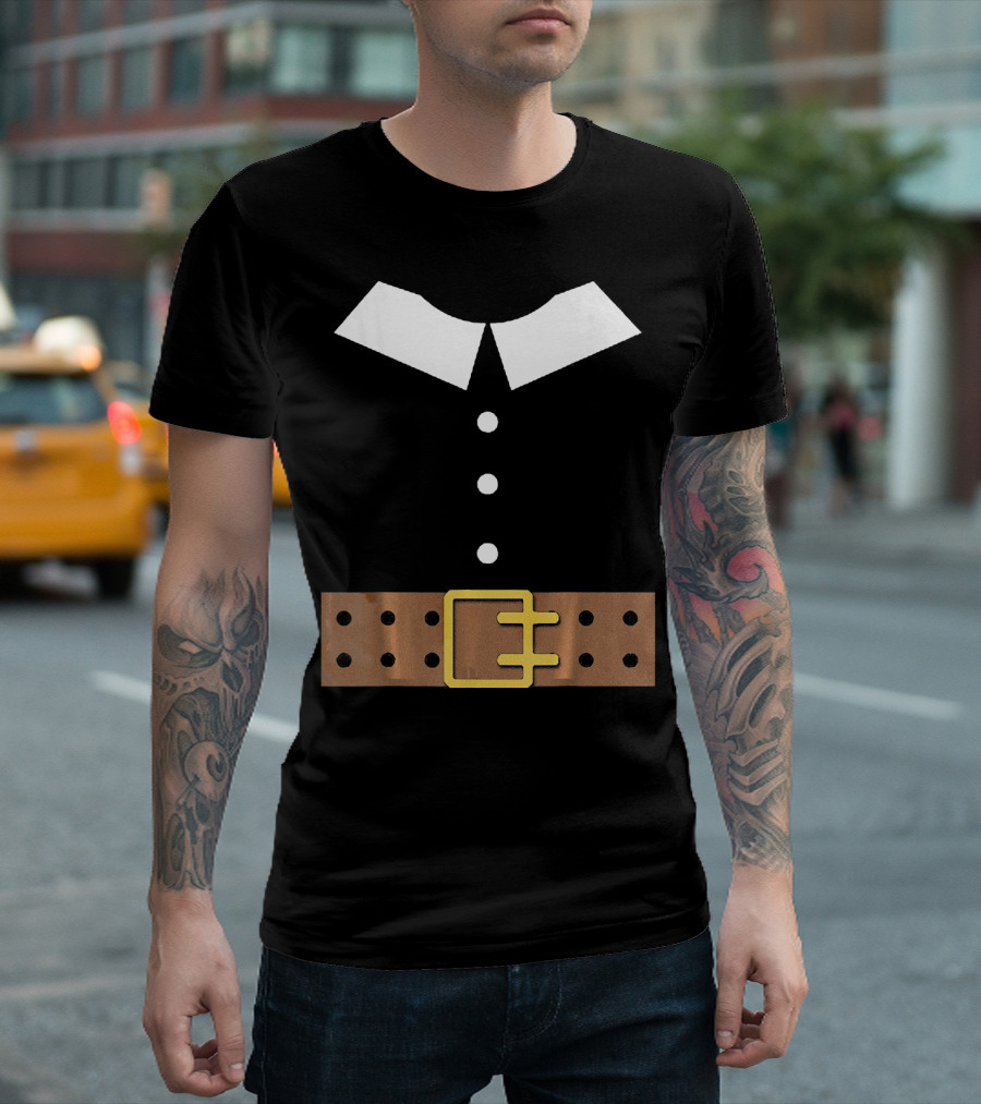 Thanksgiving Pilgrim Costume Belt Turkey Day Classic T-Shirt