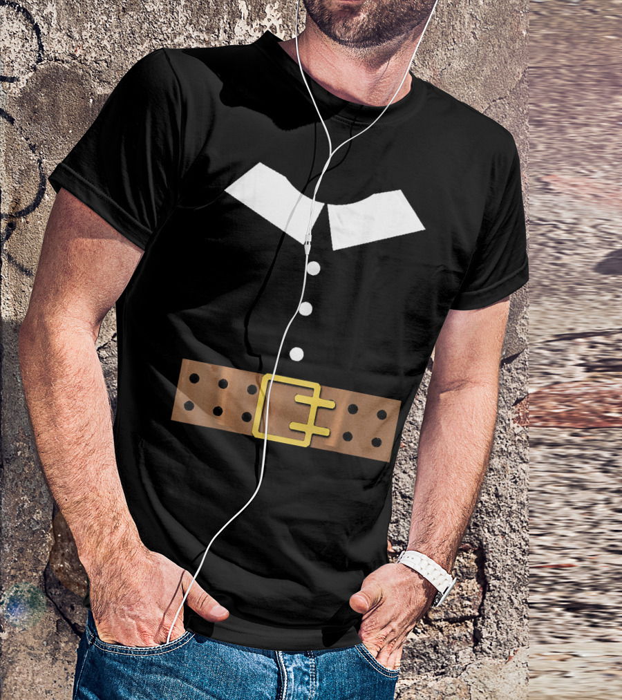 Thanksgiving Pilgrim Costume Belt Turkey Day Classic T-Shirt