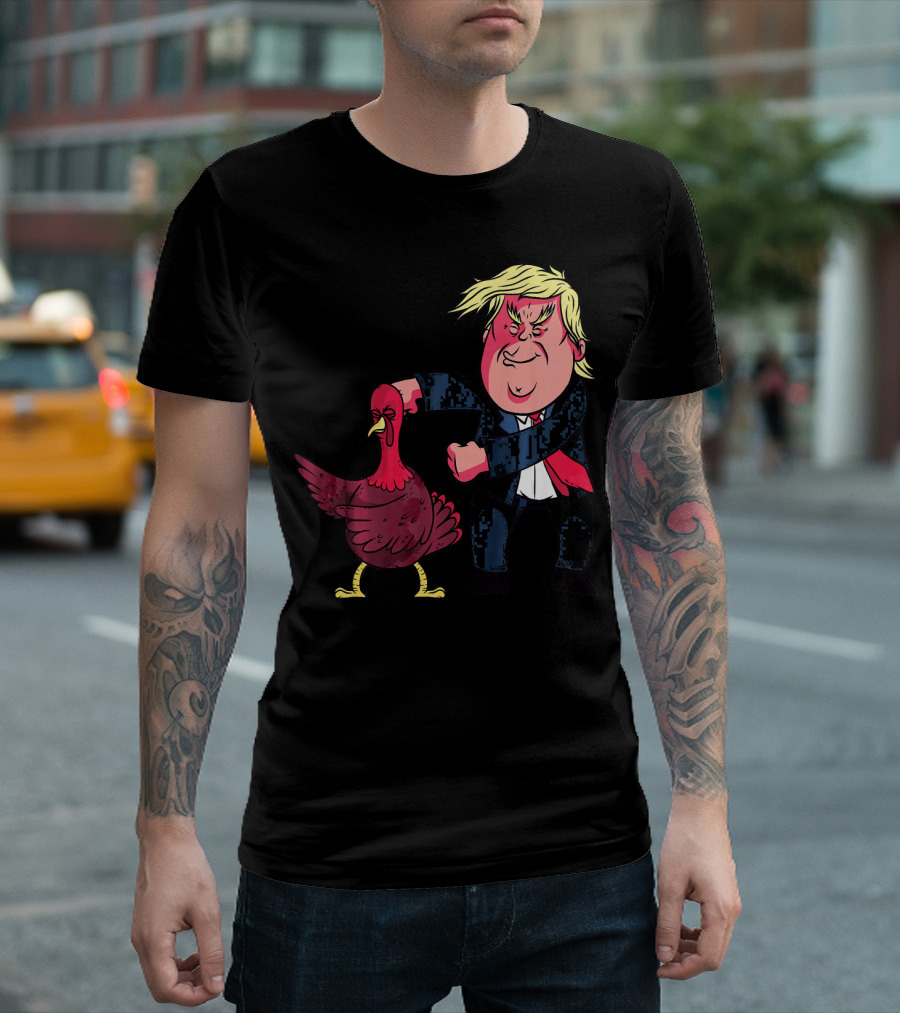 Funny Trump Turkey Dance Floss T-Shirt