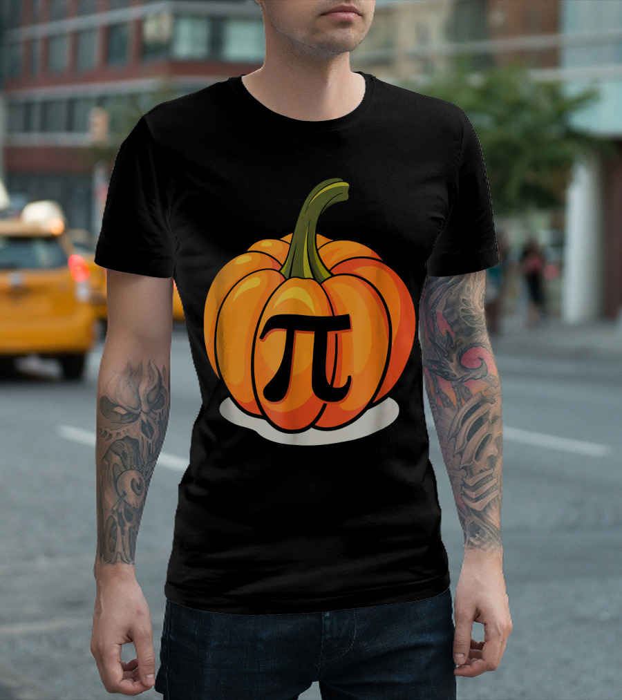 Pumpkin Pi Pie Funny Nerdy Thanksgiving T-Shirt