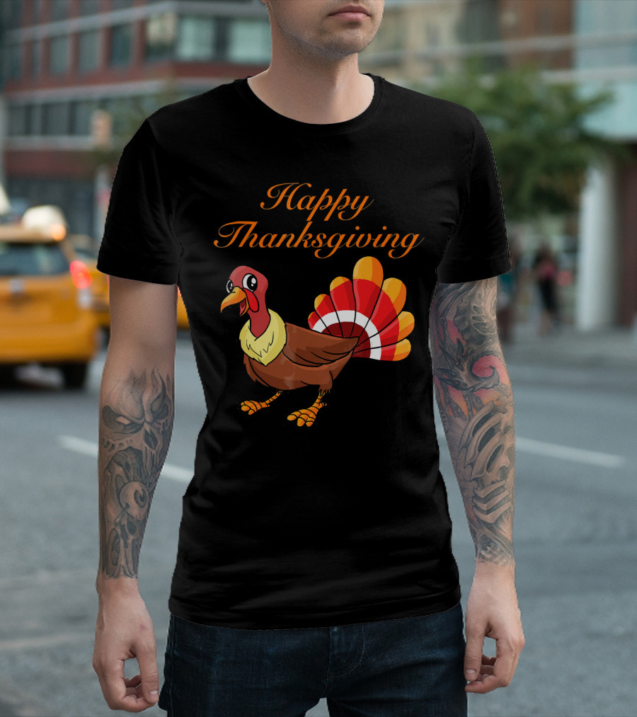 Happy Thanksgiving Turkey Celebration Day T-Shirt