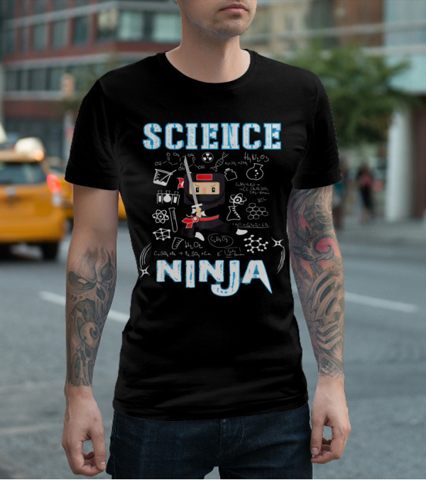 Science Ninja Chemistry Adventures Cool Science T-Shirt