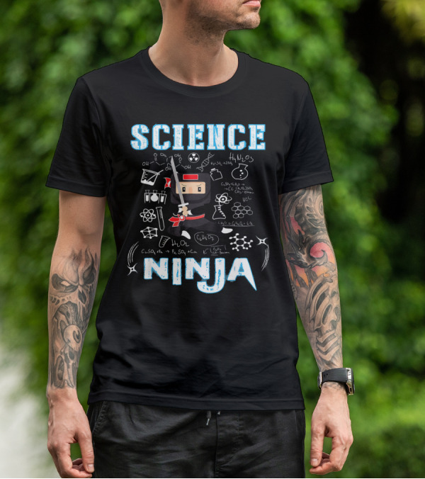 Science Ninja Chemistry Adventures Cool Science T-Shirt