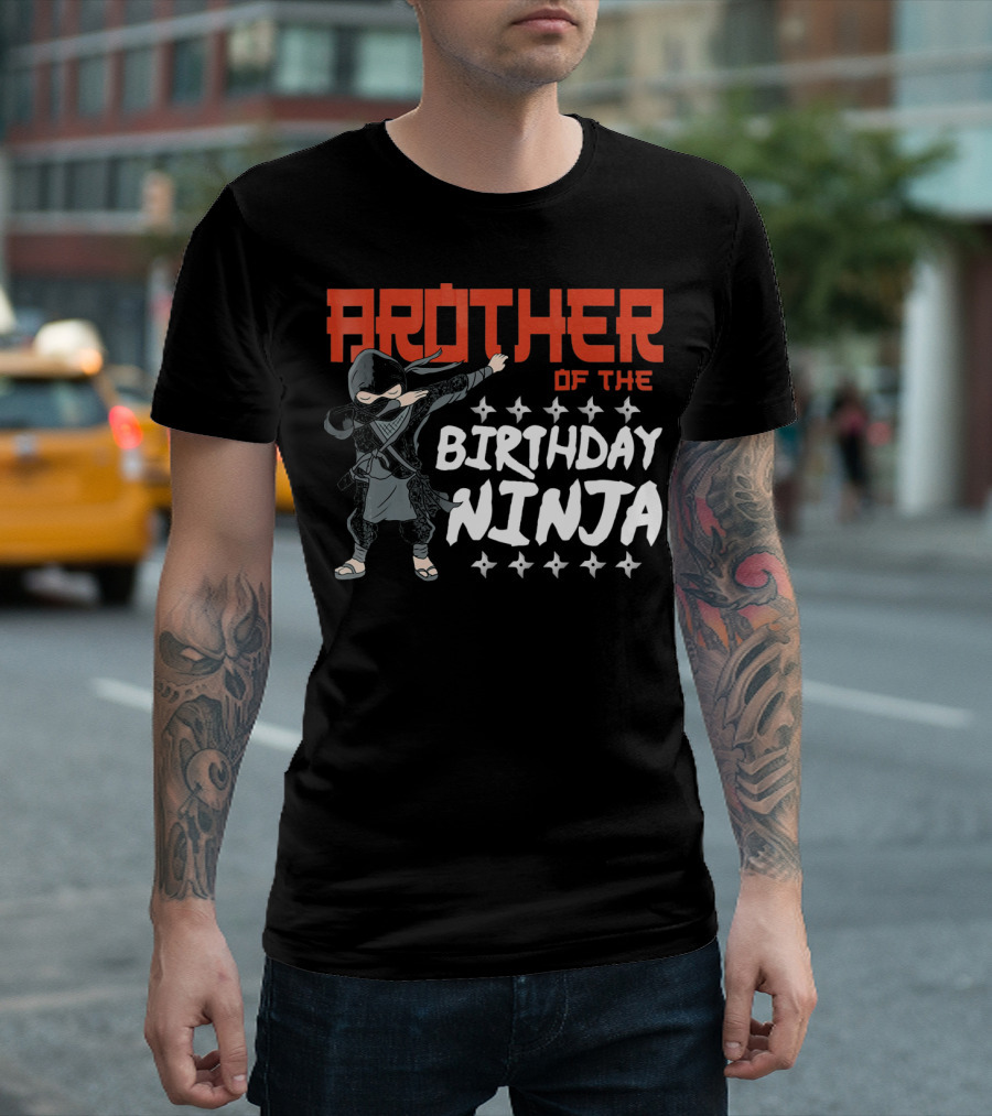 BROTHER OF THE BIRTHDAY NINJA T-Shirt